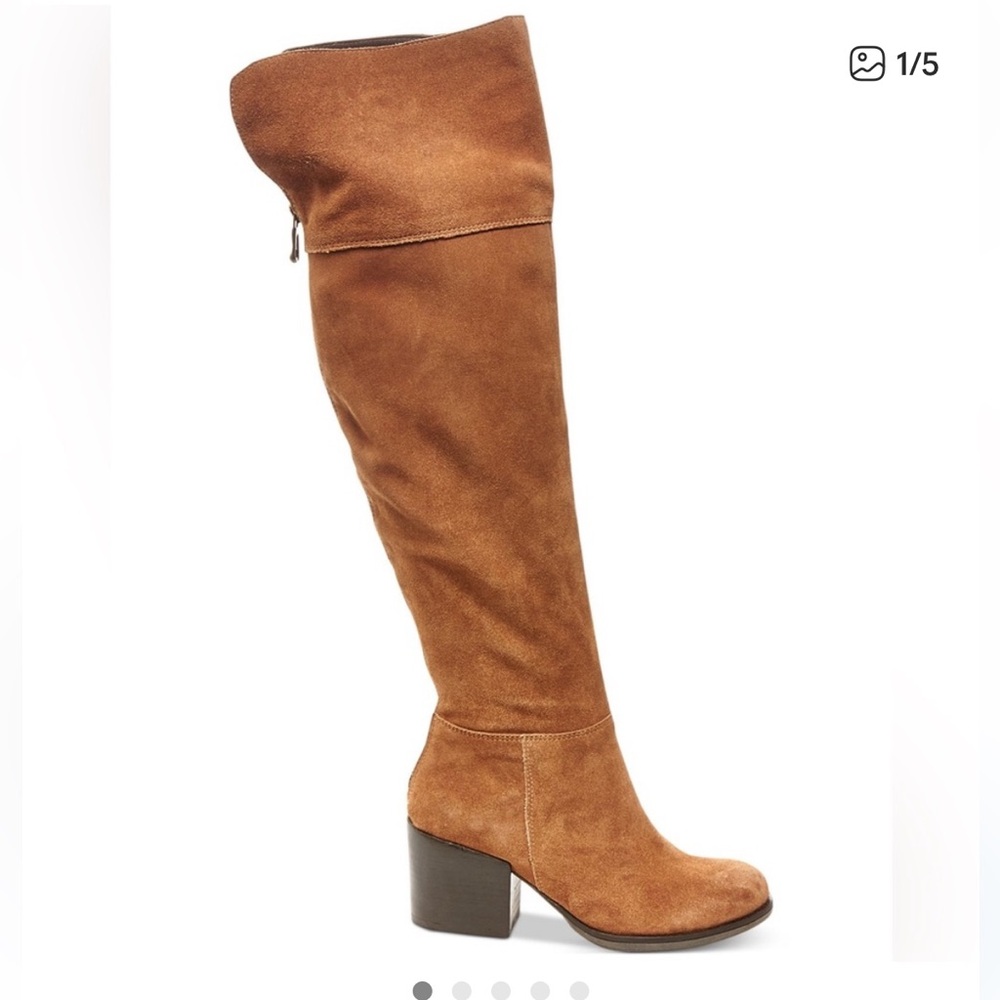 NWOT Steve Madden Orabela Brown Suede Knee-High Boots
